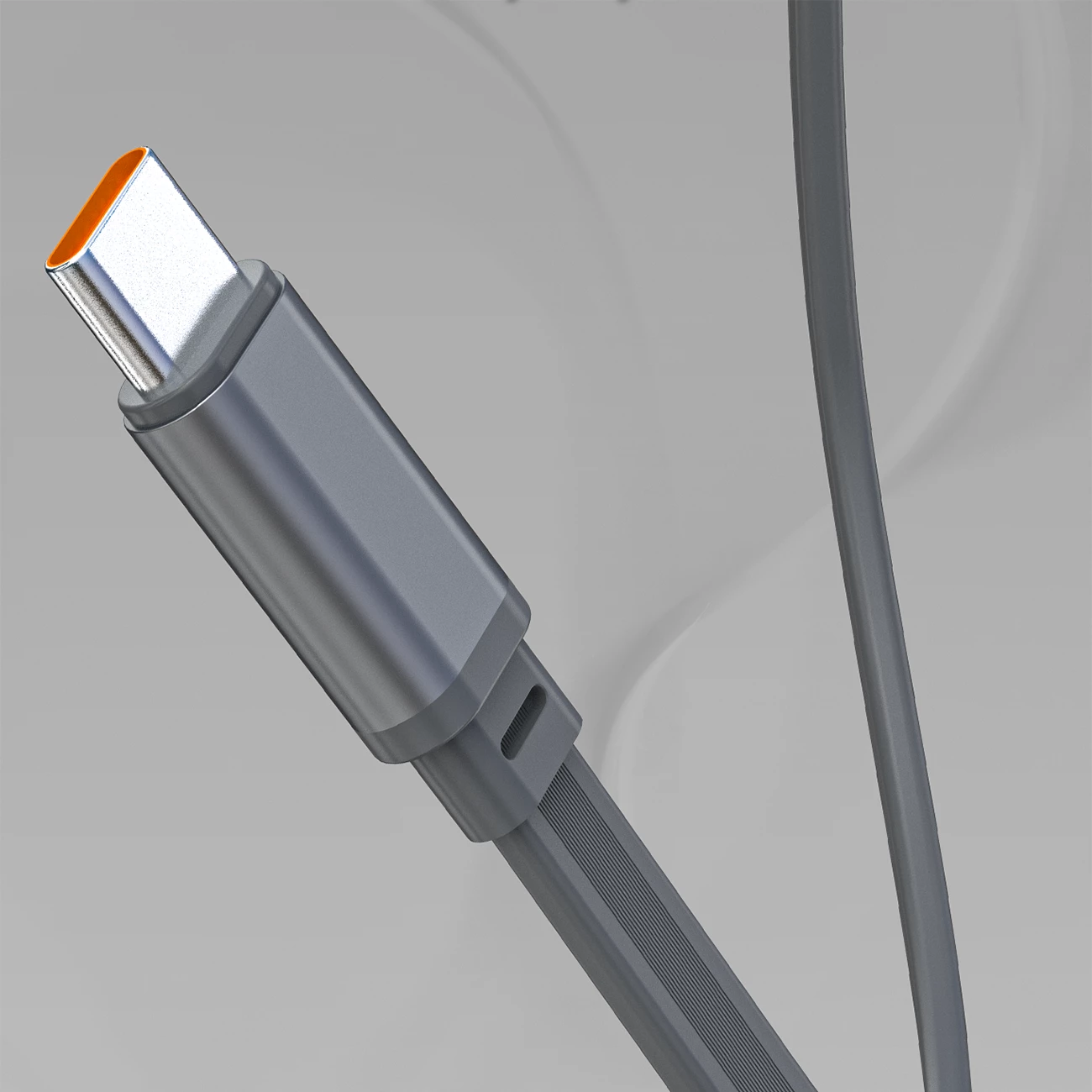 Powerbank 20000 mAh, 45W, z vgrajenim izvlečnim USB-C kablom — Dudao K31 Pro, siva