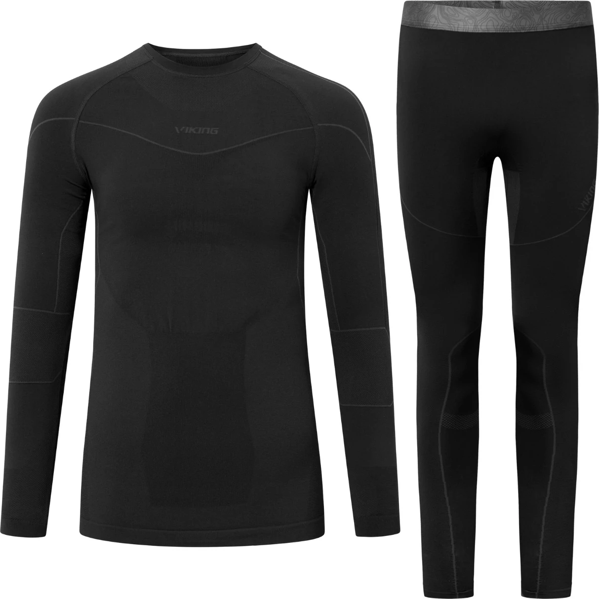 Termo spodnje perilo za moške Viking, črno