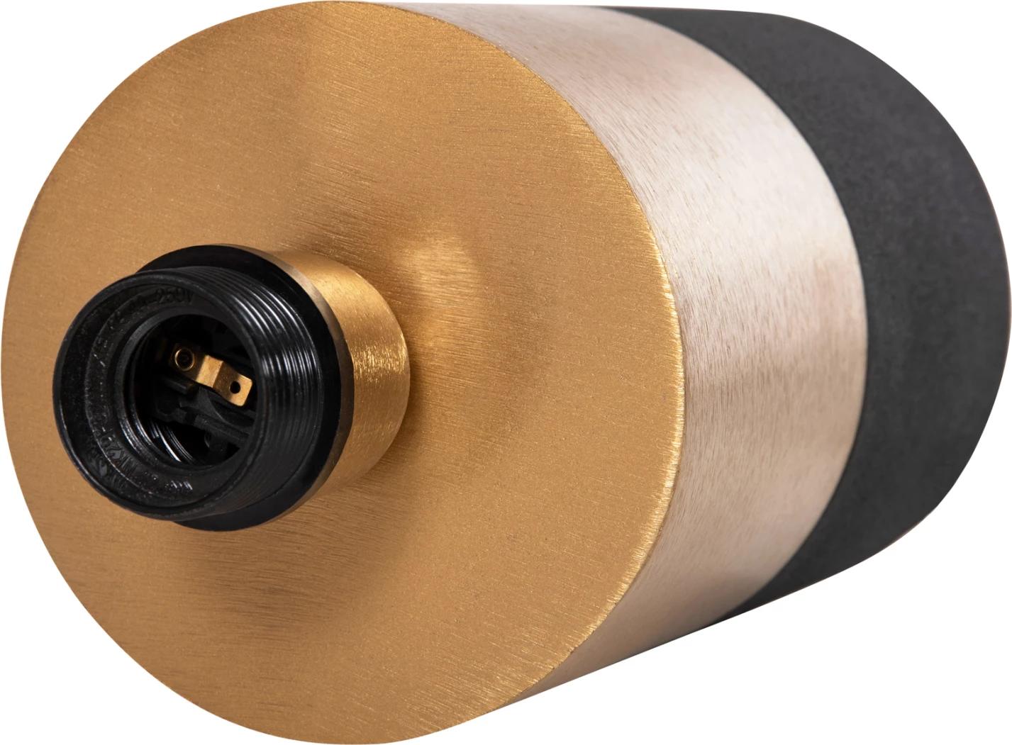 Namizna svetilka PUNE FH4253.04 kovinska v črno-zlati barvi Φ31x41.5Hcm