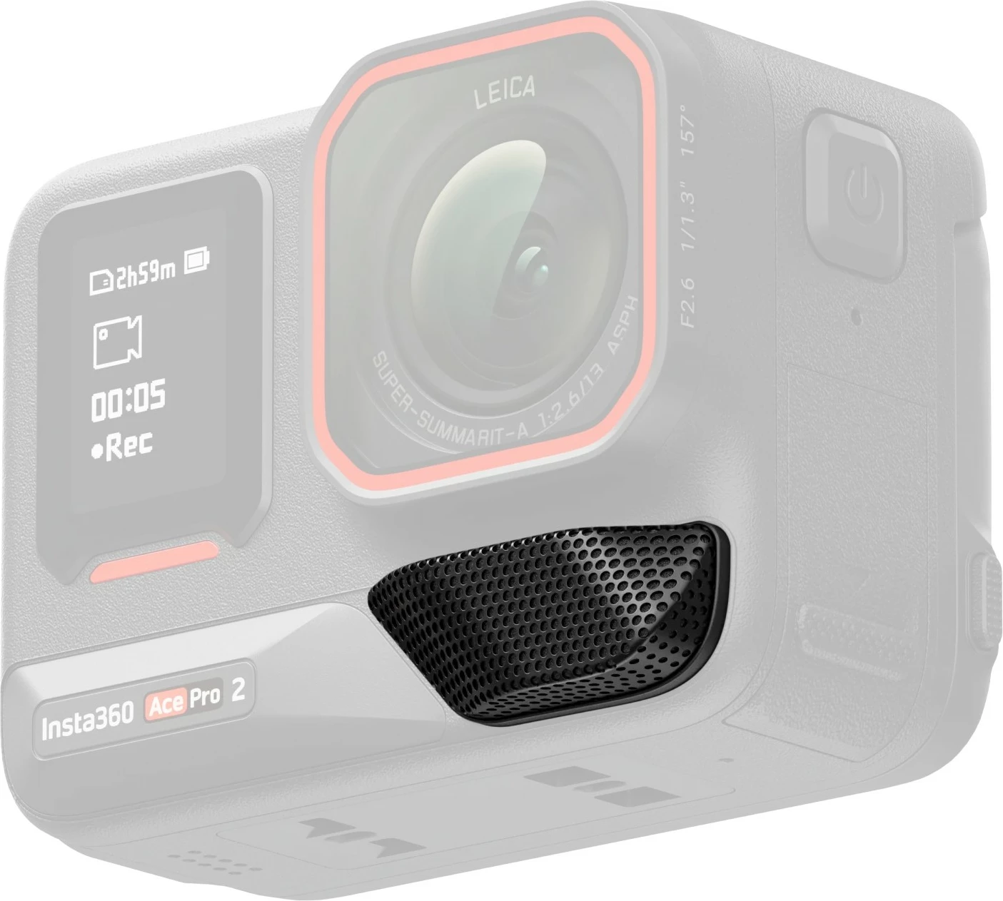 Zaščita pred vetrom za Insta360 Ace Pro 2, črna