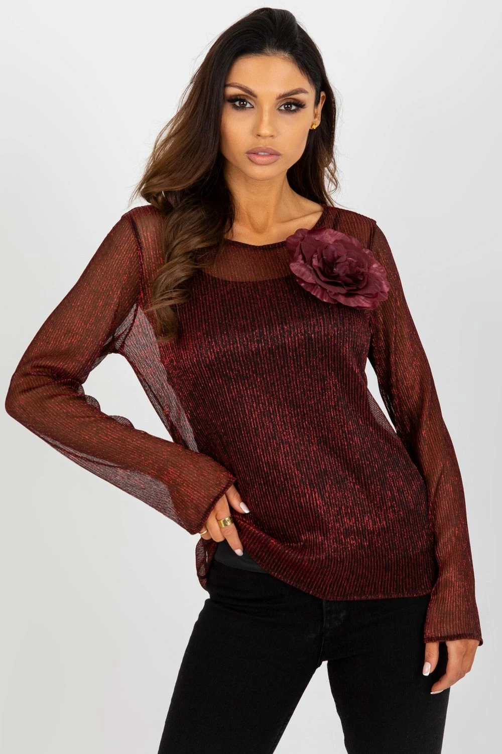 Bluza Lakerta model 175477, črna