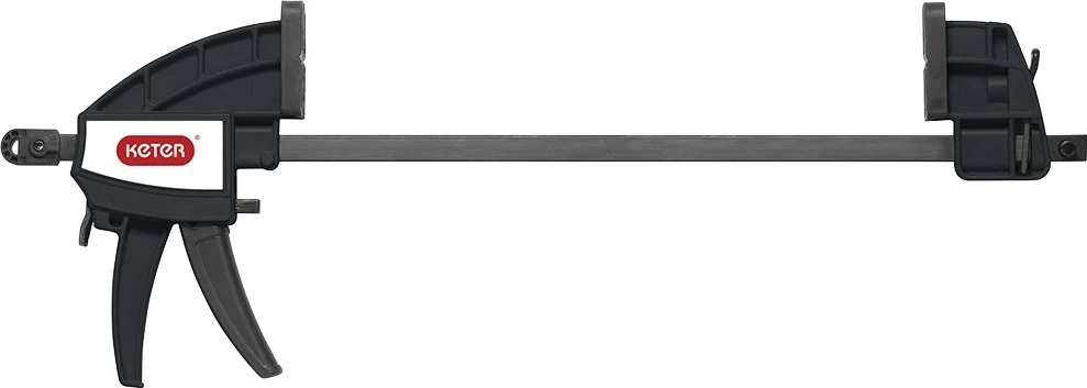 Prenosna delovna miza Keter, 910 mm, črna