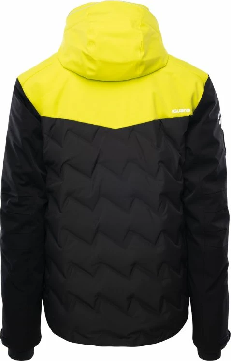 Smučarska jakna za moške Iguana, črno-rumena
