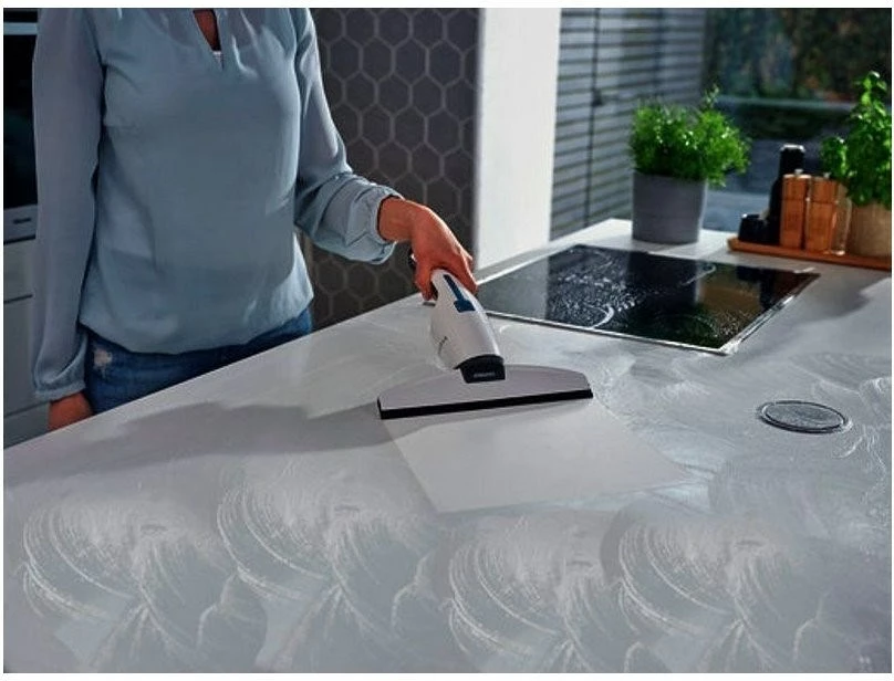 Električni čistilec za okna Leifheit NEMO, 28 cm, IPX7, črn/tirkizna/bel