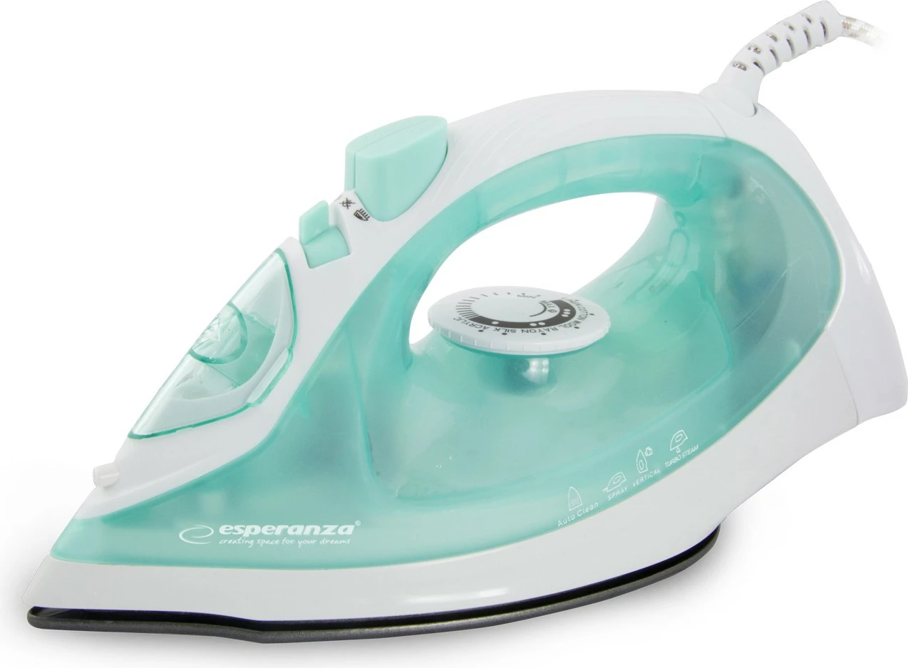 Parni likalnik Esperanza Silk EHI005, 2200 W, turkizna Parni likalnik Esperanza Silk EHI005, 2200 W, turkizna