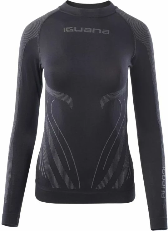 Termo majica za ženske Iguana, črna