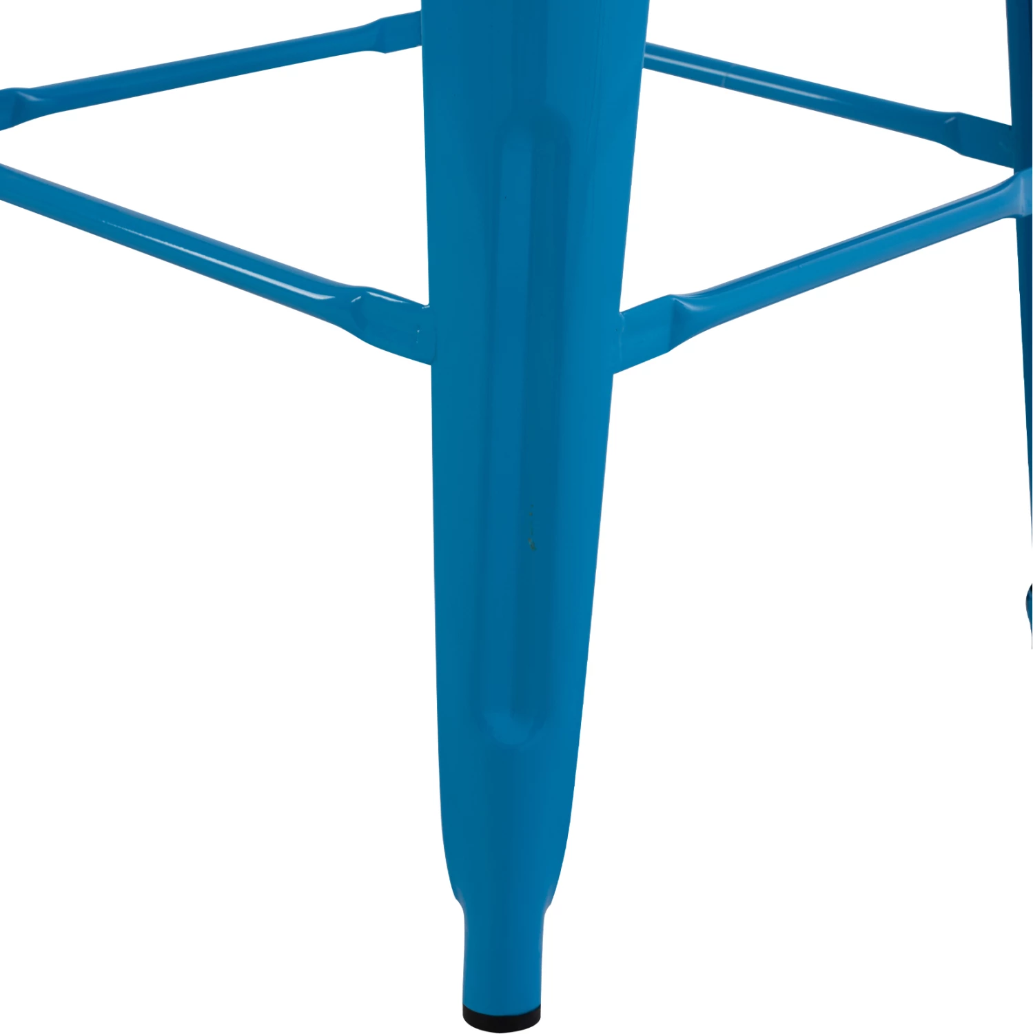 Barski stol MELITA FH8642.48 kovinski v modri barvi 43x43x78Hcm