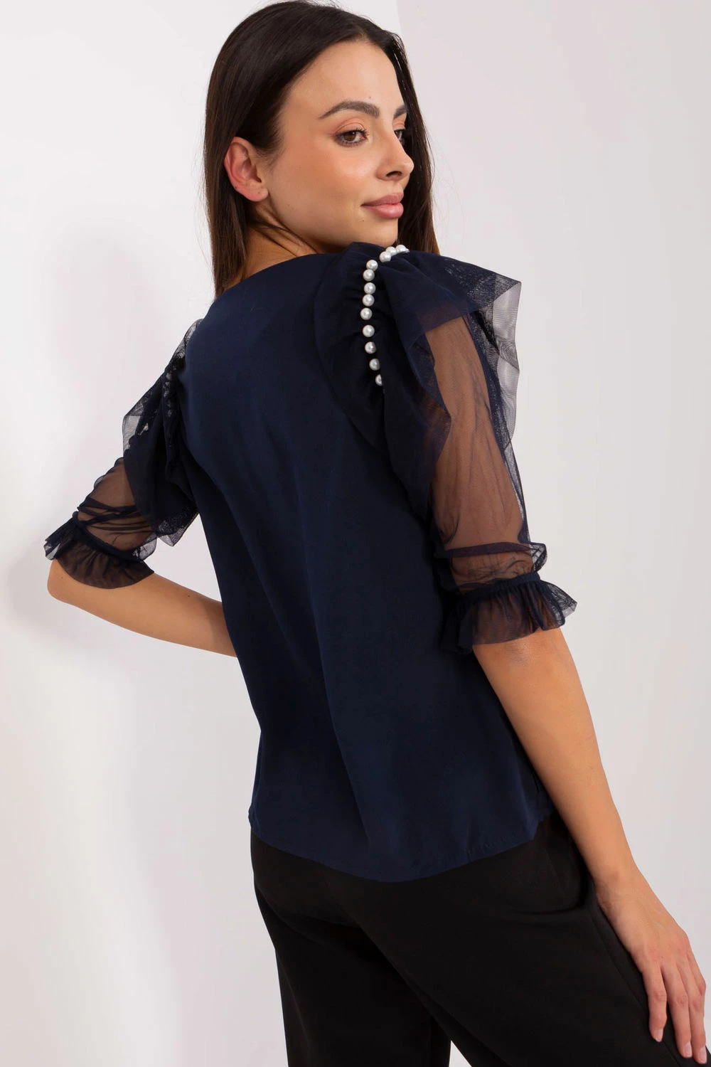 Ženska bluza Lakerta 216393, temno modra