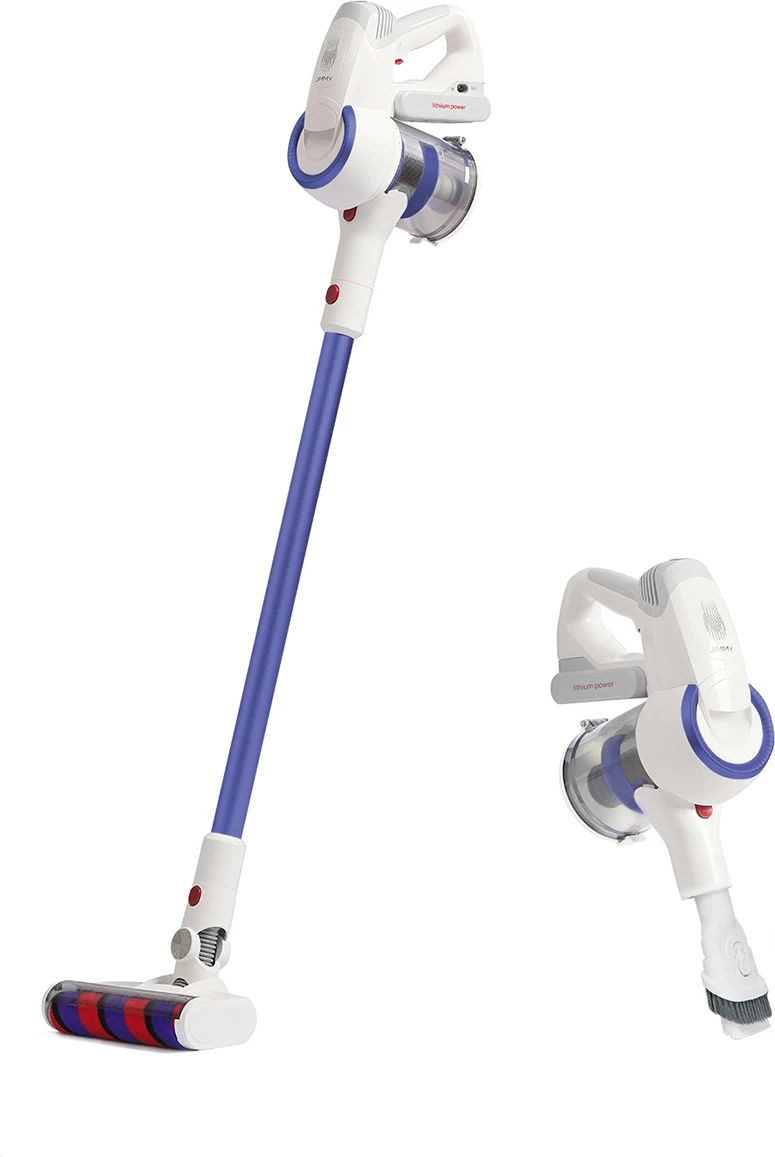 Brezžični sesalnik JIMMY JV53 Lite, 425 W, bel/moder