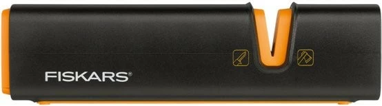 Ostrilec za sekire in nože Fiskars Xsharp 1000601, črn/oranžen