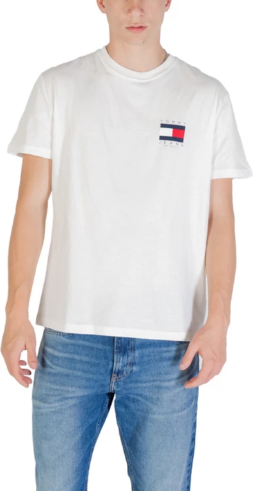 Majica za moške, bela Tommy Hilfiger Jeans
