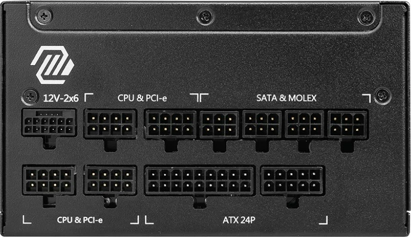 Napajalnik MSI MAG A1000GL PCIE5 II, 1000 W, 80 PLUS Gold, črn