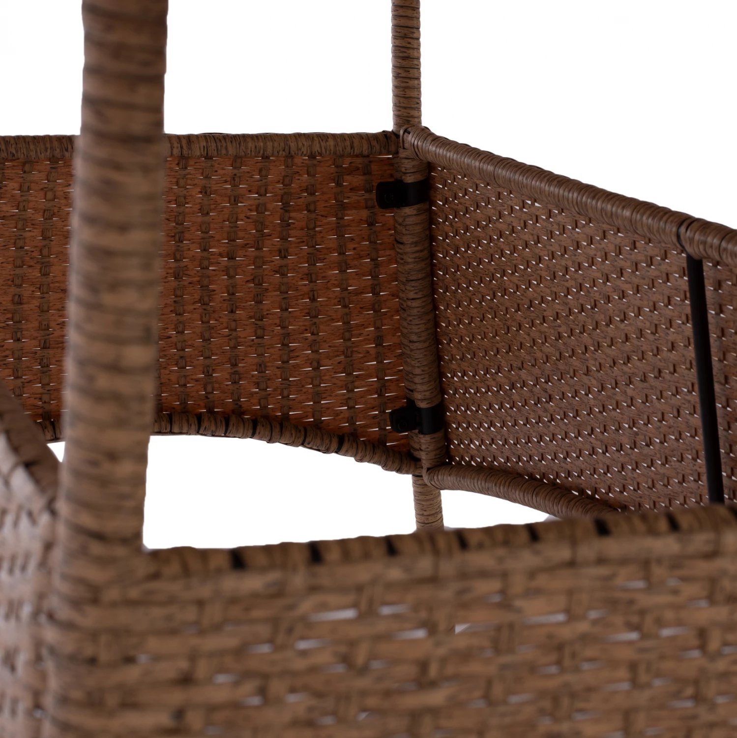 Kovinska miza Minsk iz ratana v bež-rjavi barvi FH5507.02 150x90x75 cm