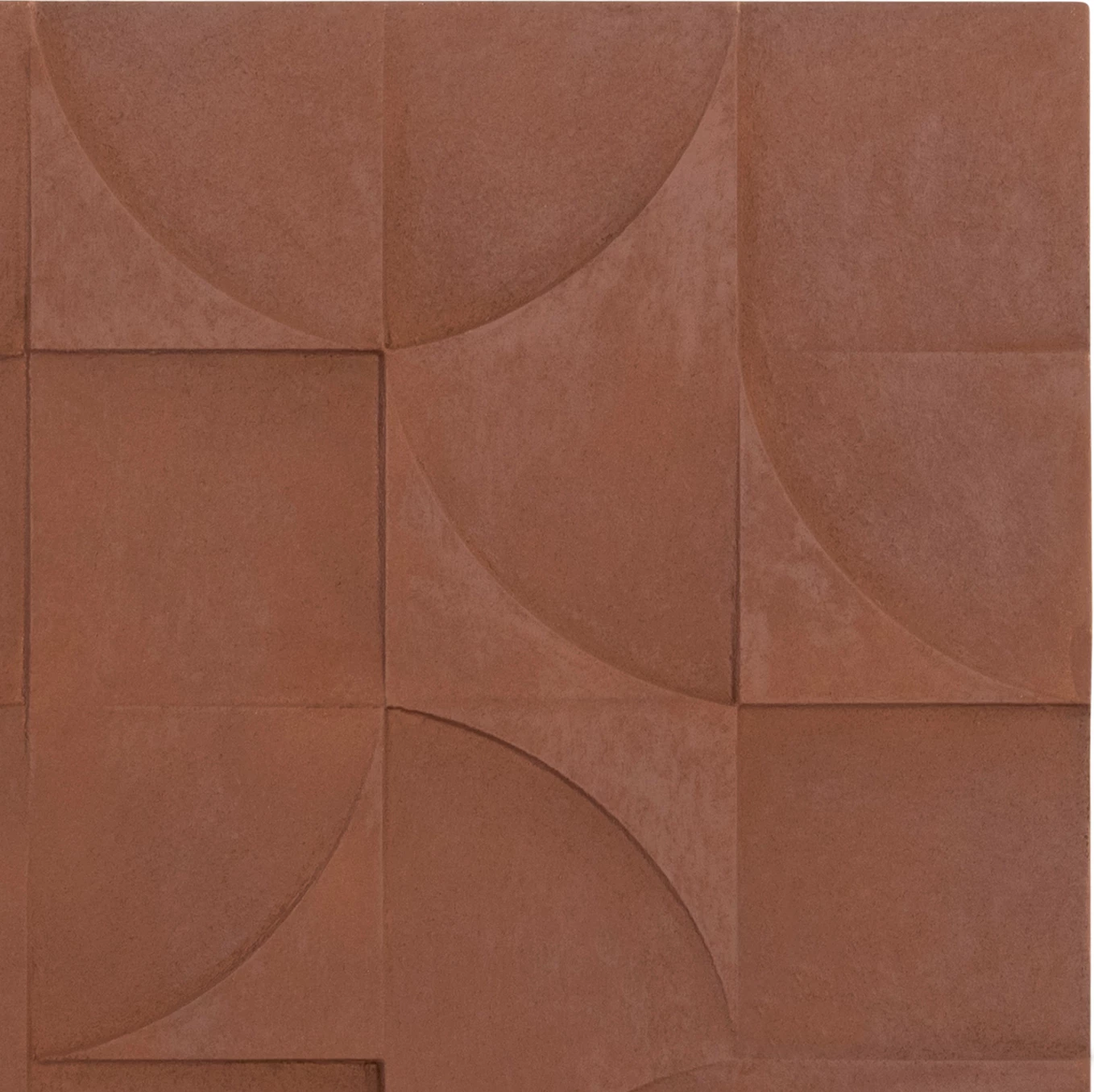 Stenski dekorativni panel kvadratne serije Santorini FH4524 MDF v rjavi barvi 80x5(debelina)x80Hcm