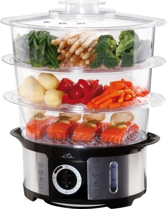 Parni kuhalnik ETA, prostornina 12,25 l, z dvema loncema