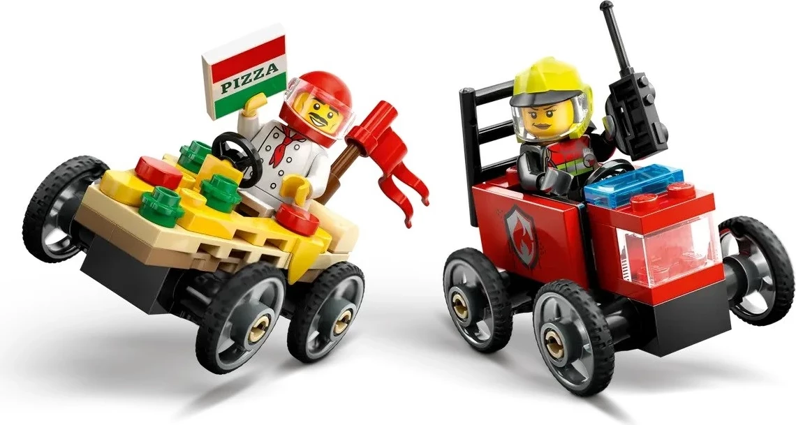 Set LEGO City Pizza proti gasilskemu tovornjaku 60458