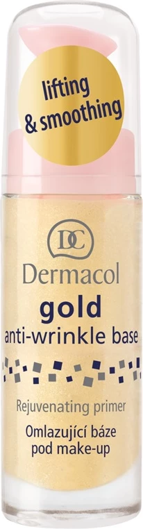 Podlaga proti gubam, pomlajevalna podlaga Dermacol Gold, 20 ml