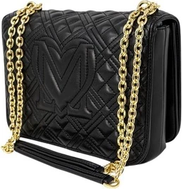 Torba za čez ramo Love Moschino, črna