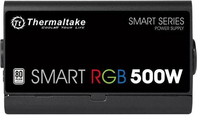 Napajalnik Smart RGB 500W Thermaltake, ne-modularen, z RGB osvetlitvijo