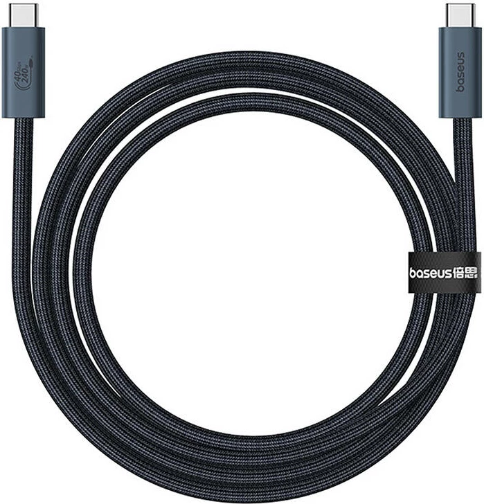 Hitro polnjenje USB-C na USB-C Baseus Flash 2, 1 m, 240 W, črn