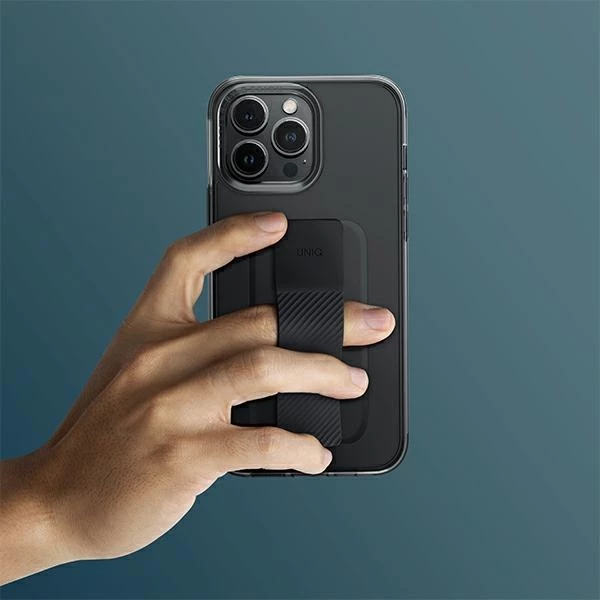 Trdo ohišje UNIQ Heldro Mount za iPhone 14 Pro Max, sivo