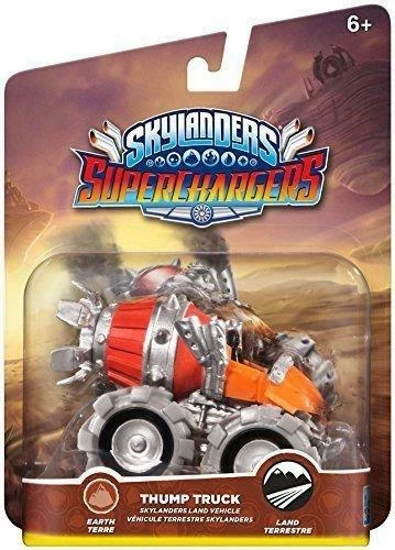 Dodatna igrača Skylanders SuperChargers Thump Truck, črno, sivo, oranžno, rdeče