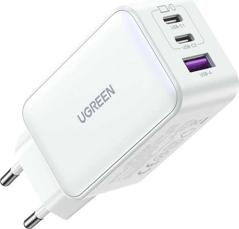 Hitro polnjenje 140W, 2x USB-C + 1x USB-A Ugreen Nexode, bel Hitro polnjenje 140W, 2x USB-C + 1x USB-A Ugreen Nexode, bel