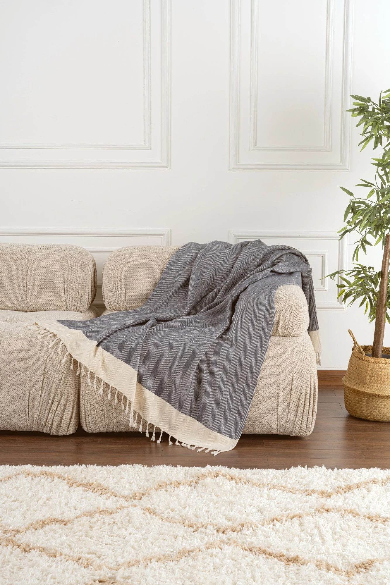 Navlaka za kavč L'essentiel Baliksirti, indigo