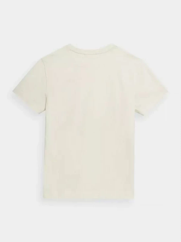 Majica za moške, Outhorn, model OTHSS23TTSHM451-11S, kremna barva