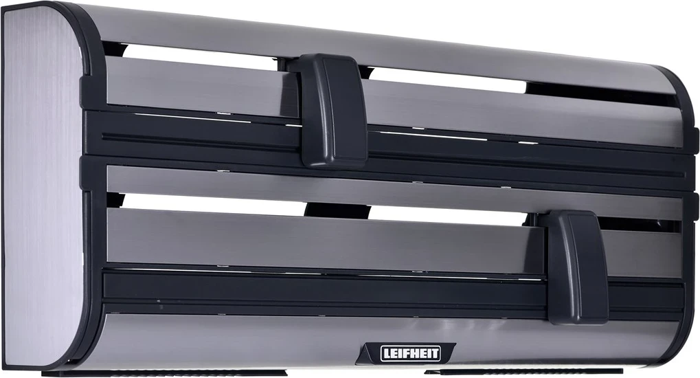 Držalo in rezalnik folije in papirja Leifheit Parat F2, črn