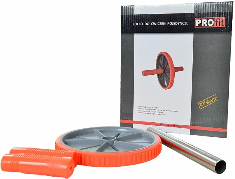 Trenažni valj Profit DK 3216-1 za moške in ženske Yakimasport, oranžna in siva