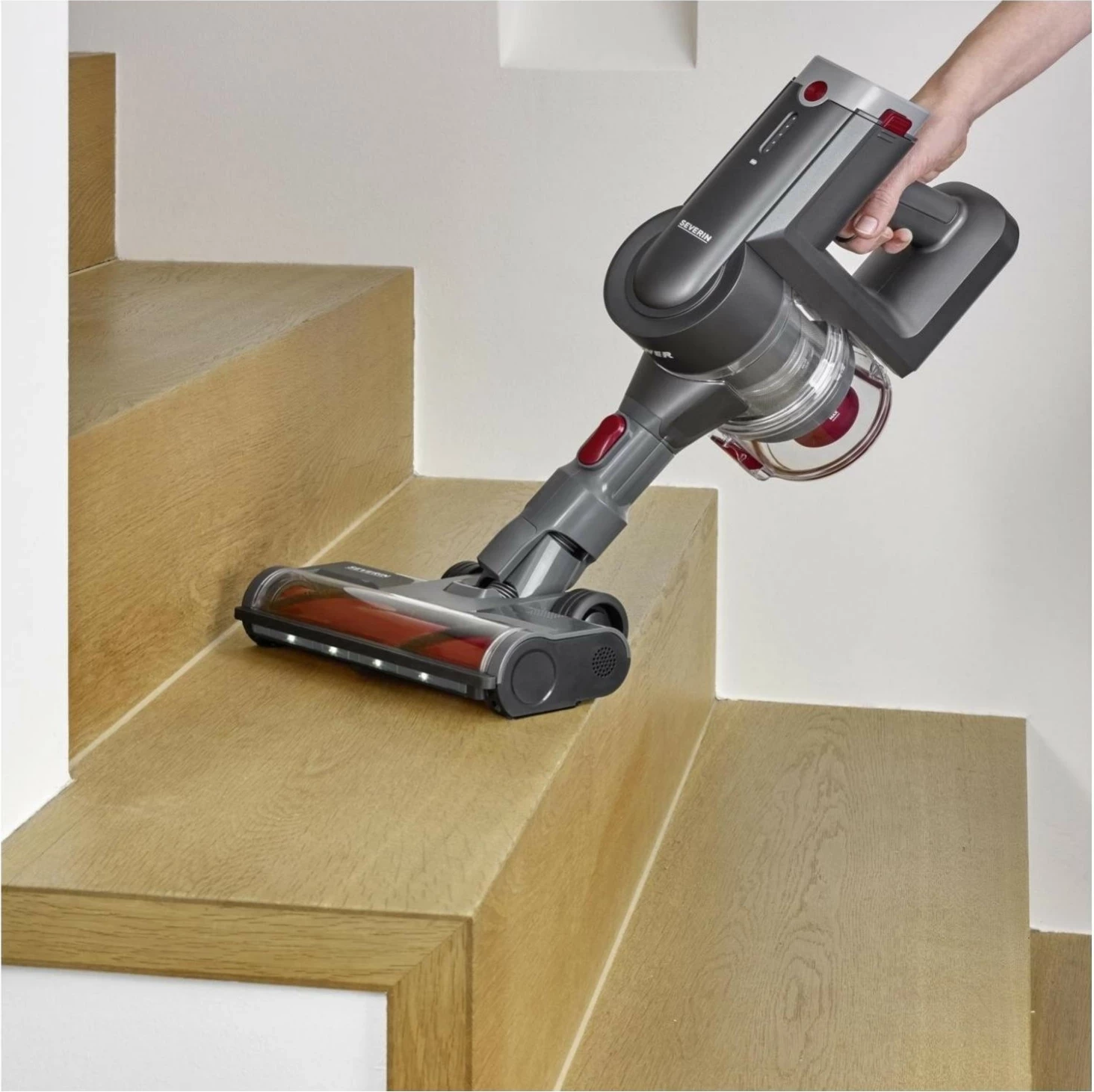 Vertikalni sesalnik brez vrečke in kabla Severin HV 7968, antracit