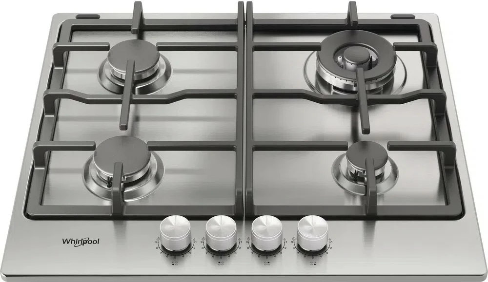 Plinska kuhalna Whirlpool TGML661IXR, 4 gorilniki, inox
