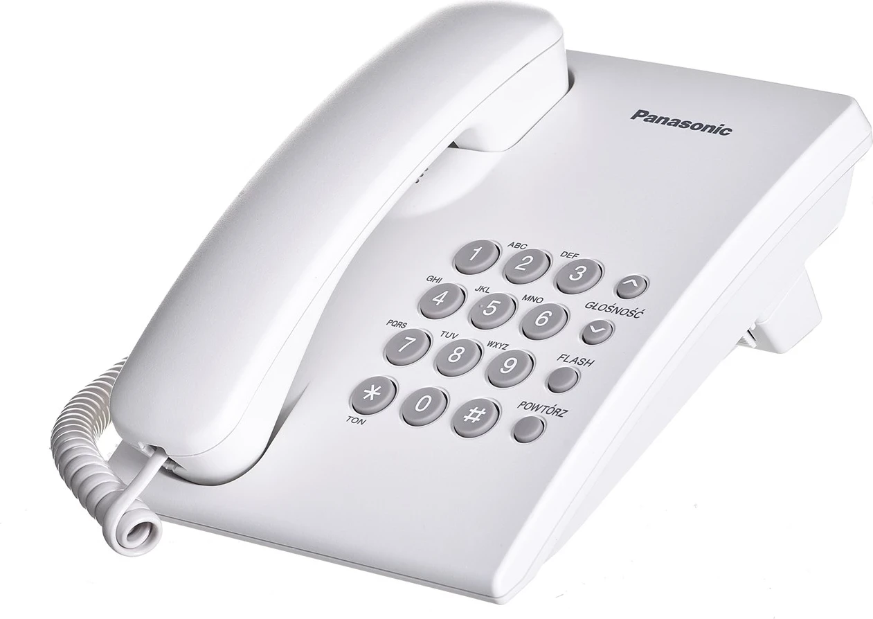 Fiksni telefon Panasonic KX-TS500PDW, bel