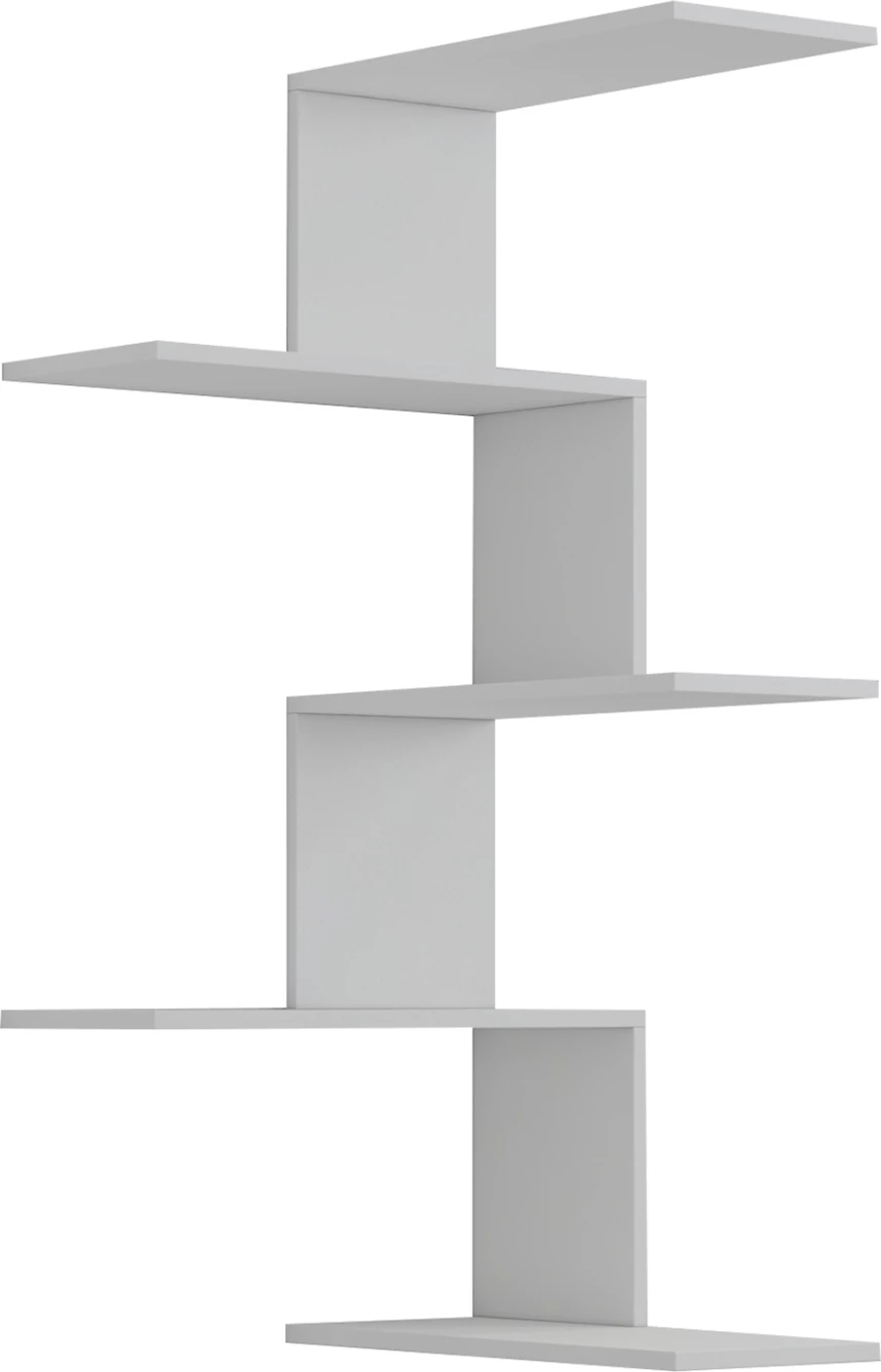 Stenske police RORY FH8931.11 melamin v beli barvi 22x51,5x109H cm