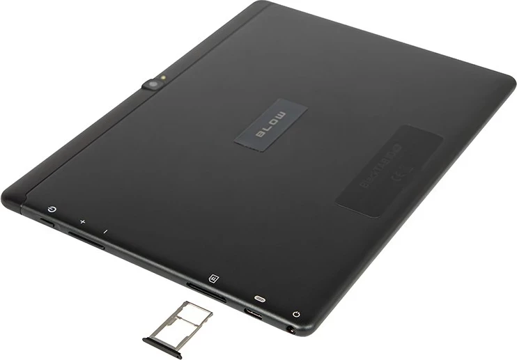 Tablica 10", 4 GB RAM pomnilnik, 128 GB, 4G LTE, črna, s pisalom in ovitkom — BLOW BlackTAB10