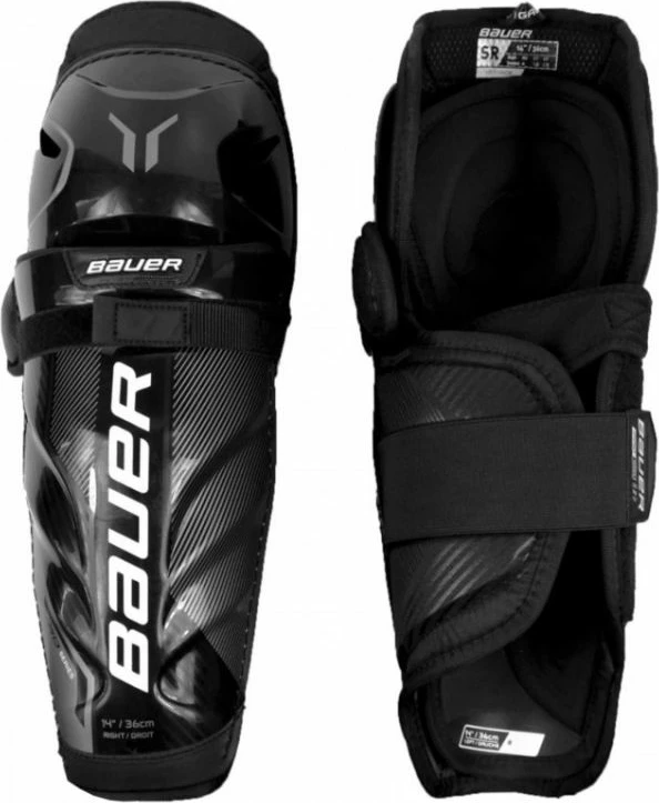 Mrežnik za kolena za hokej Bauer, unisex, črn