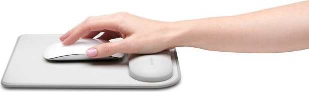 Podloga za miško z oporo za zapestje ErgoSoft Kensington, siva