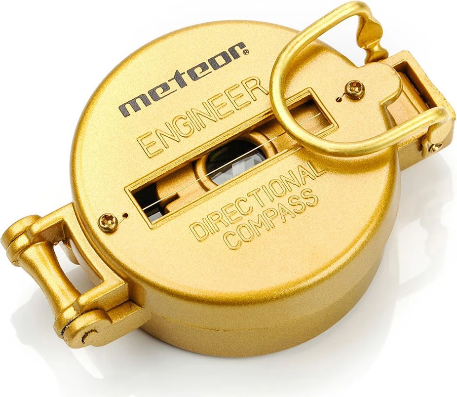Kovinski kompas Meteor, zlate barve