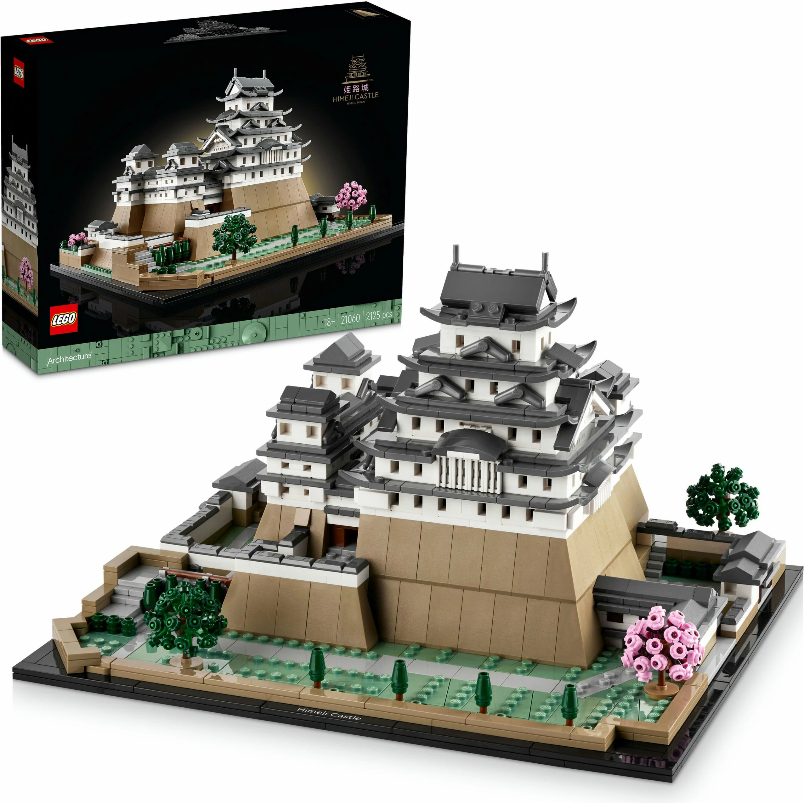 Model Himeji Castle, LEGO 21060, 2125 kosov, večbarven