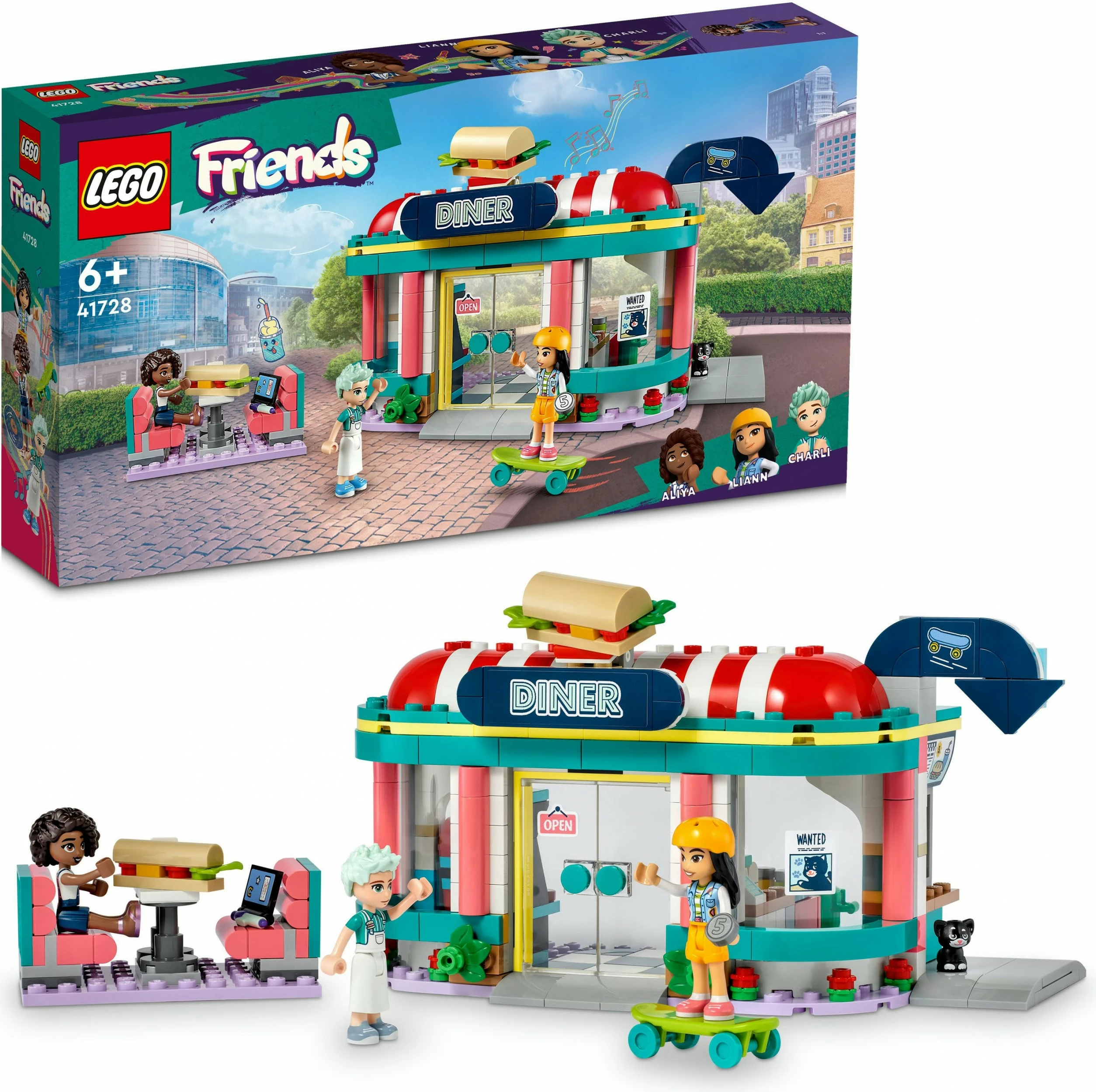Set za sestavljanje restavracija LEGO Friends 41728, večbarven