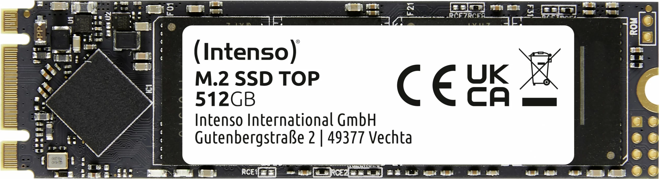 SSD M.2 512 GB, SATA III, 520 MB/s, zelen, Intenso Top SSD M.2 512 GB, SATA III, 520 MB/s, zelen, Intenso Top