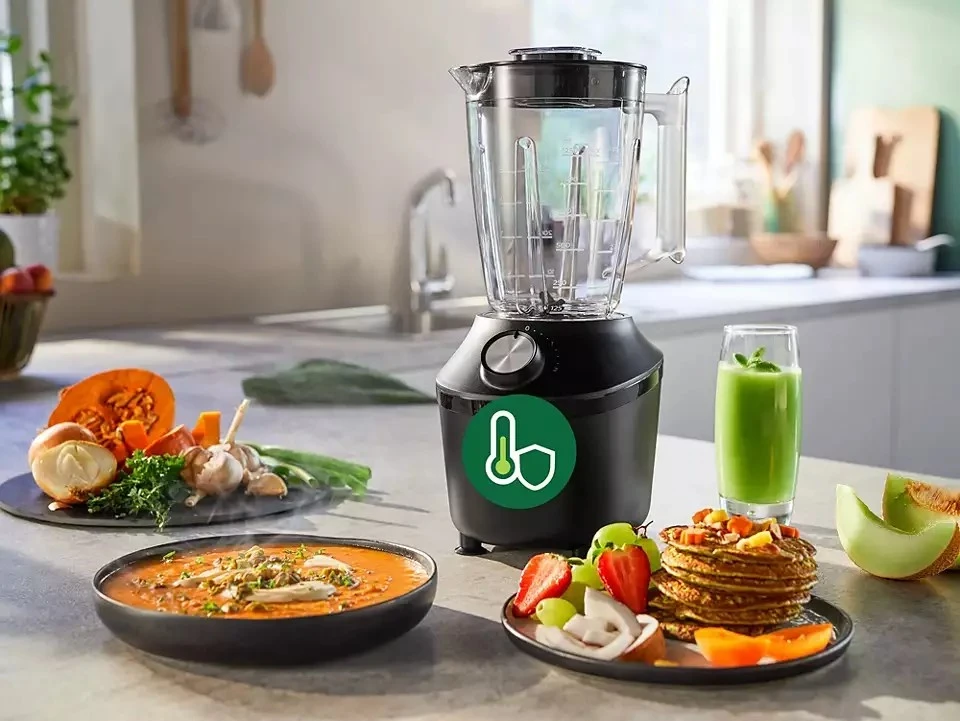 Mešalnik ProBlend Crush Tech Philips 3000 series HR2291/01, 600 W, 2 L, črn Mešalnik ProBlend Crush Tech Philips 3000 series HR2291/01, 600 W, 2 L, črn