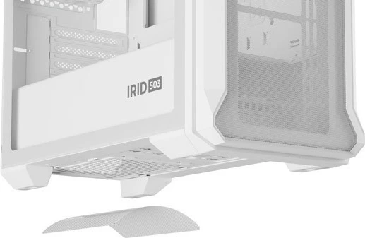 Računalniško ohišje Micro Tower, ARGB, bel, Natec Genesis IRID 503 ARGB LITE