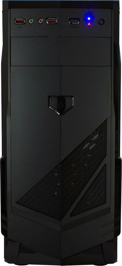 Midi Tower ohišje za ATX/micro ATX, črn, Inter-Tech B-30
