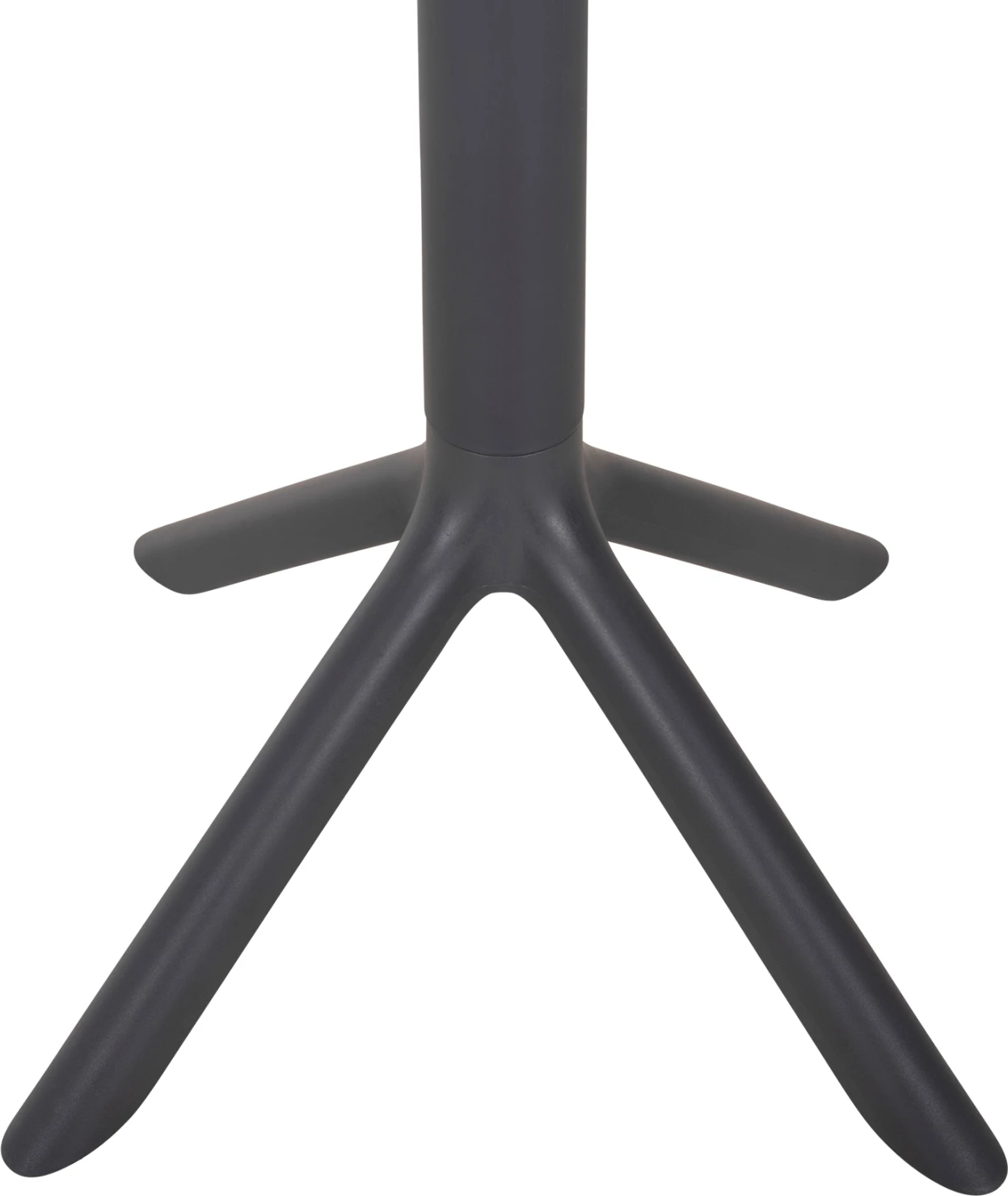 Okrogla barska miza TERRIN FH6126.20 iz polipropilena siva Φ60x106Hcm