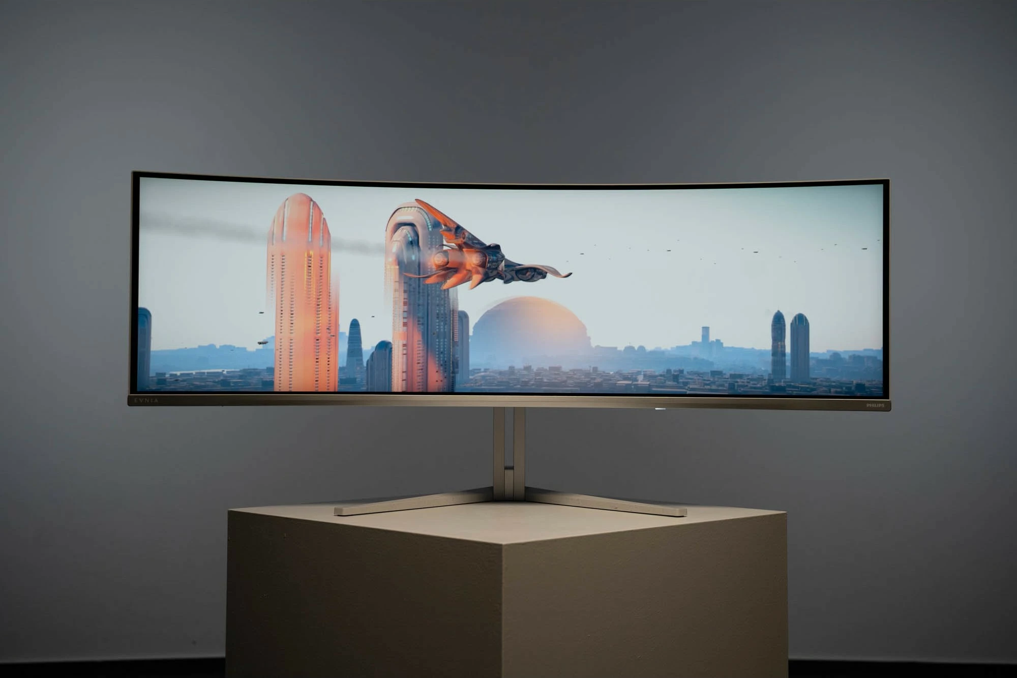 Ultraširok QD-OLED zaslon 49 inč, 5120x1440, 32:9, Ambilight, USB-C - Philips 49M2C8900, bel Ultraširok QD-OLED zaslon 49 inč, 5120x1440, 32:9, Ambilight, USB-C - Philips 49M2C8900, bel