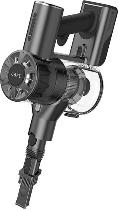 Pokončni brezžični sesalnik Lafe PowerGlide 200W BLDC, 22 kPa, 0,5 L, do 35 min, 2200 mAh, črn