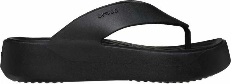 Platformne japonke Crocs, črne