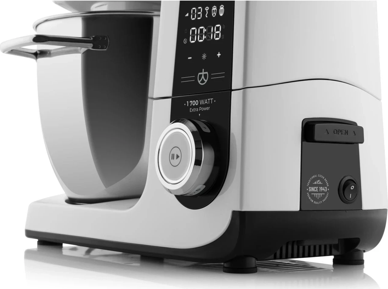 Kuhinjski mešalnik, ETA Gratus Kuliner II Origin, 6,7 L, 1700 W, bel